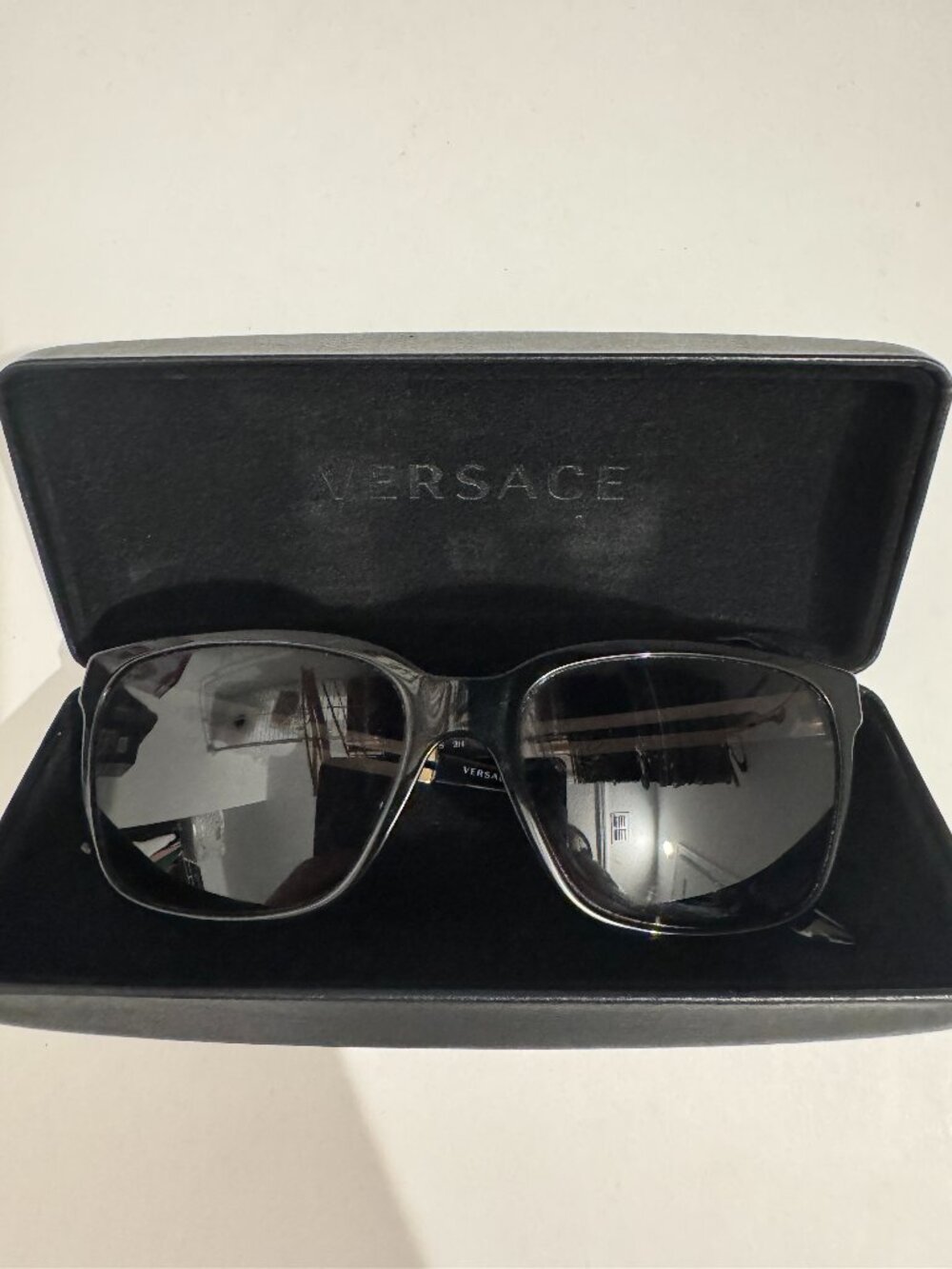 VERSACE Sunglasses shades MOD.4307 GB1/87 Black; Gold MEDUSA AUTHENTIC ITALY